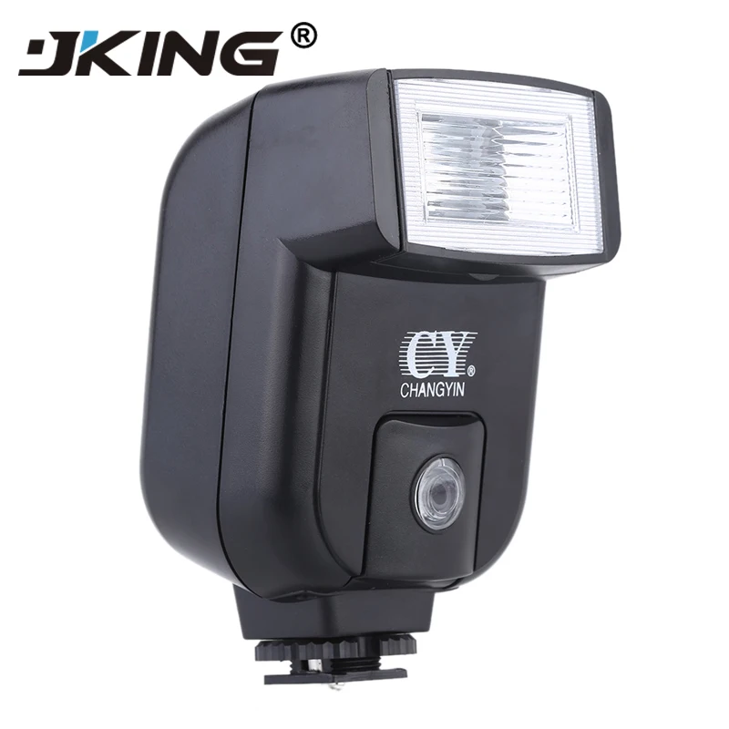 JKING CY 20 Hot Shoe Sync Port 5600K Mini Universal Flash Speedlite for Nikon Canon Panasonic