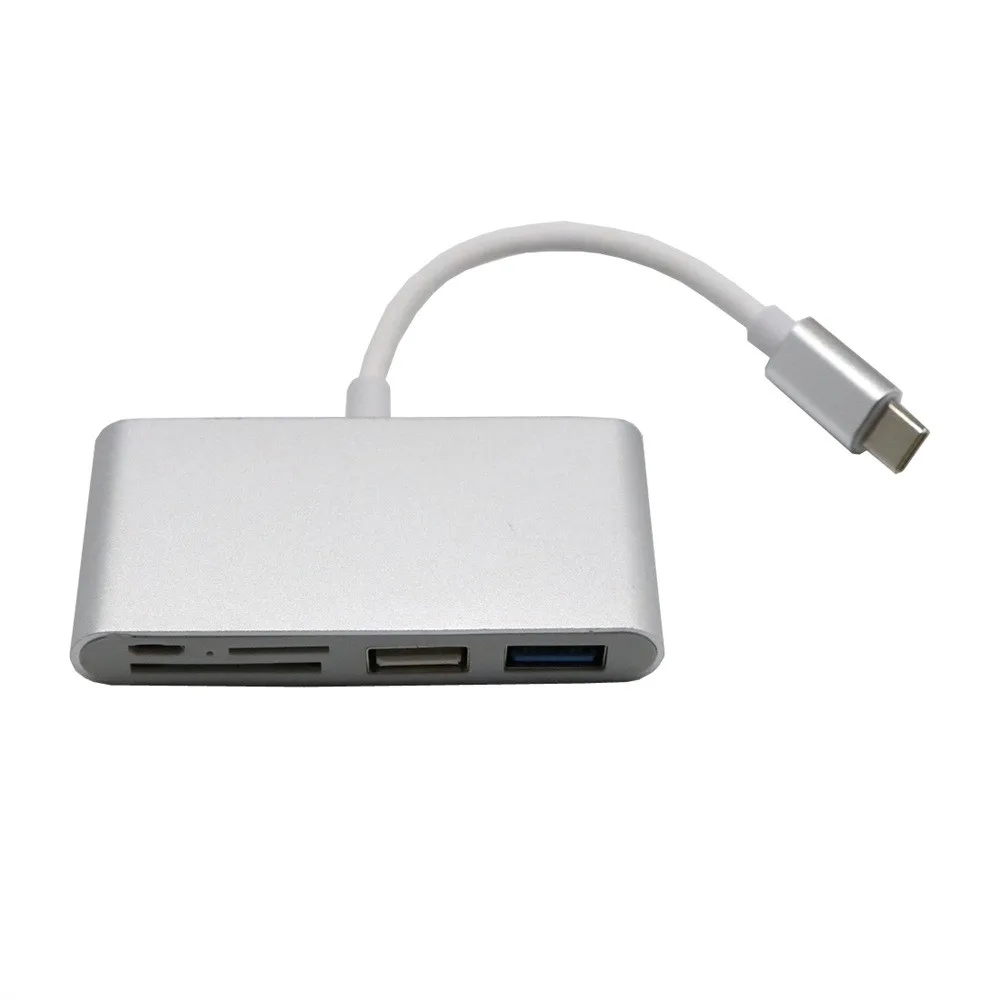 OMESHIN usb-хаб 5-в-1 тип-c USB-C 3,1 OTG USB 3,0 2,0 концентратор SD/TF кард-ридер комбо для ноутбука td0218 Прямая поставка