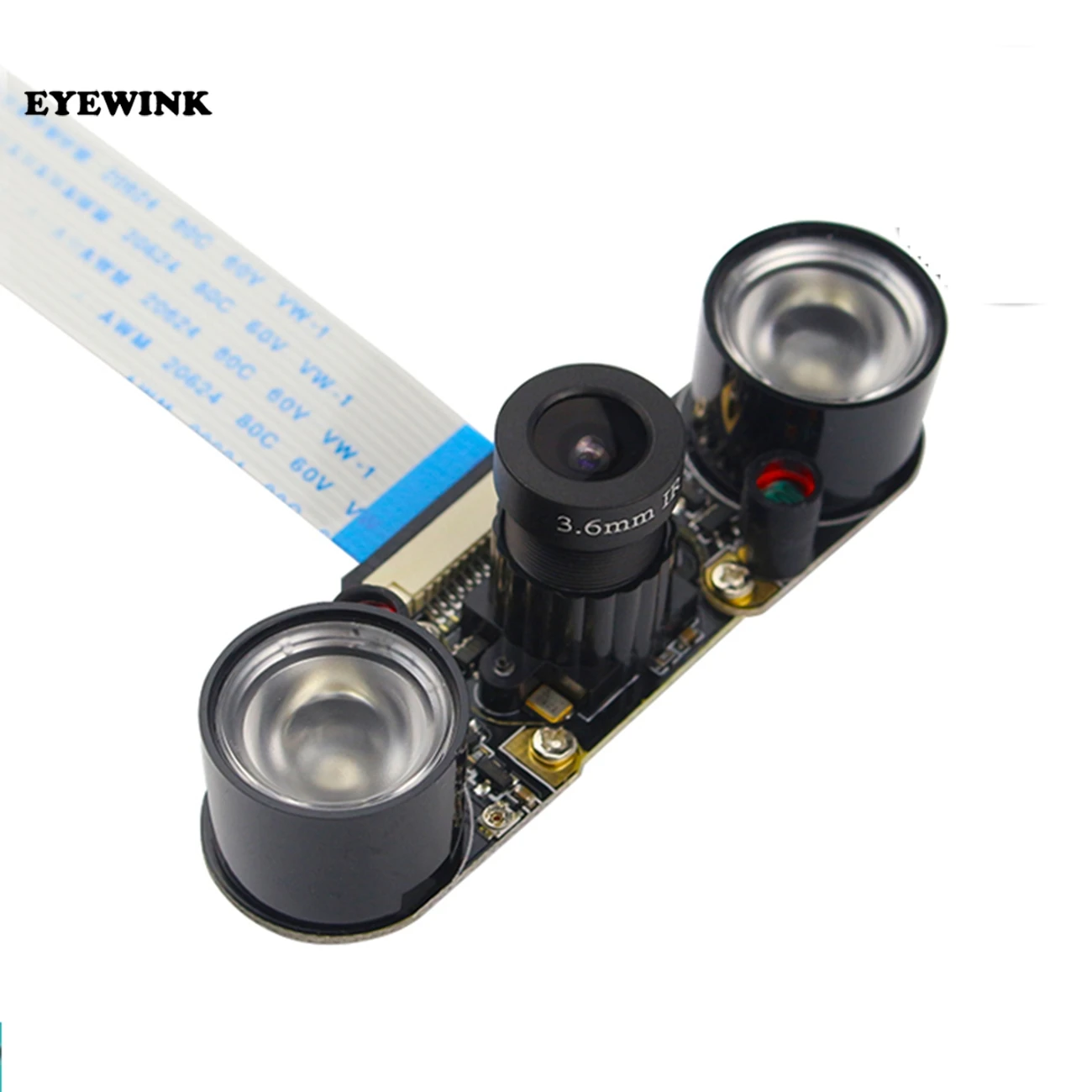 

Camera, Fish-eye Wide-angle Camera for Raspberry Pi 3/2 / B + Camera 5MP /1080p+Camera Kit IR Sensor LED Light