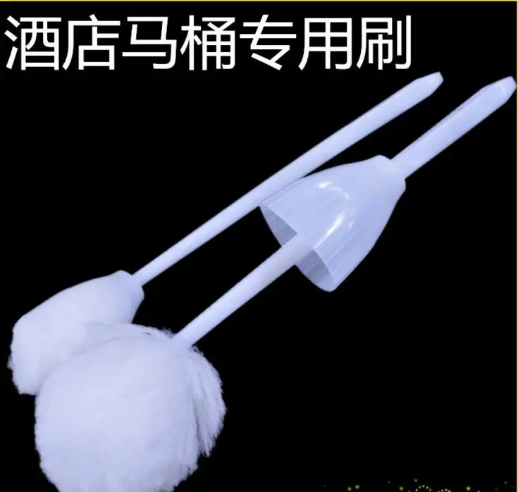 20a Disposable toilet brush sponge toilet brush fur brush toilet brush