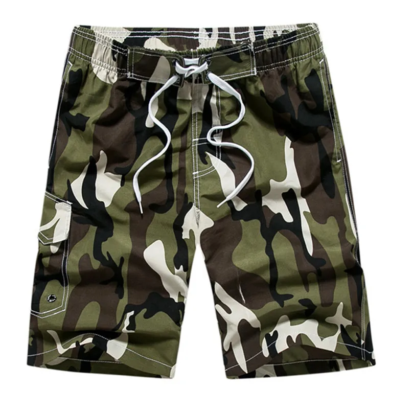 2019 New Men's Casual Camouflage Printing Beach Surfing Swimming Loose Quick Dry Short Pants Swim Briefs Beach Short #3j15 (5)