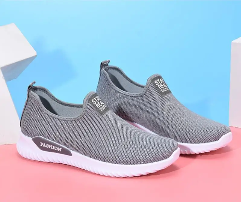 Ake Sia/женские модные вязаные сетчатые повседневные низкие слипоны Zapatillas