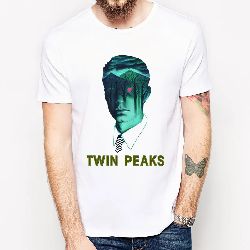 Twin Peaks 2017 t-shirt men TV Fashion TShirts Men Tee Shirt Tops Short Sleeve T shirt Twin Peaks 2017 t-shirt men TV Fashion TShirts Men Tee Shirt Tops Short Sleeve T shirt