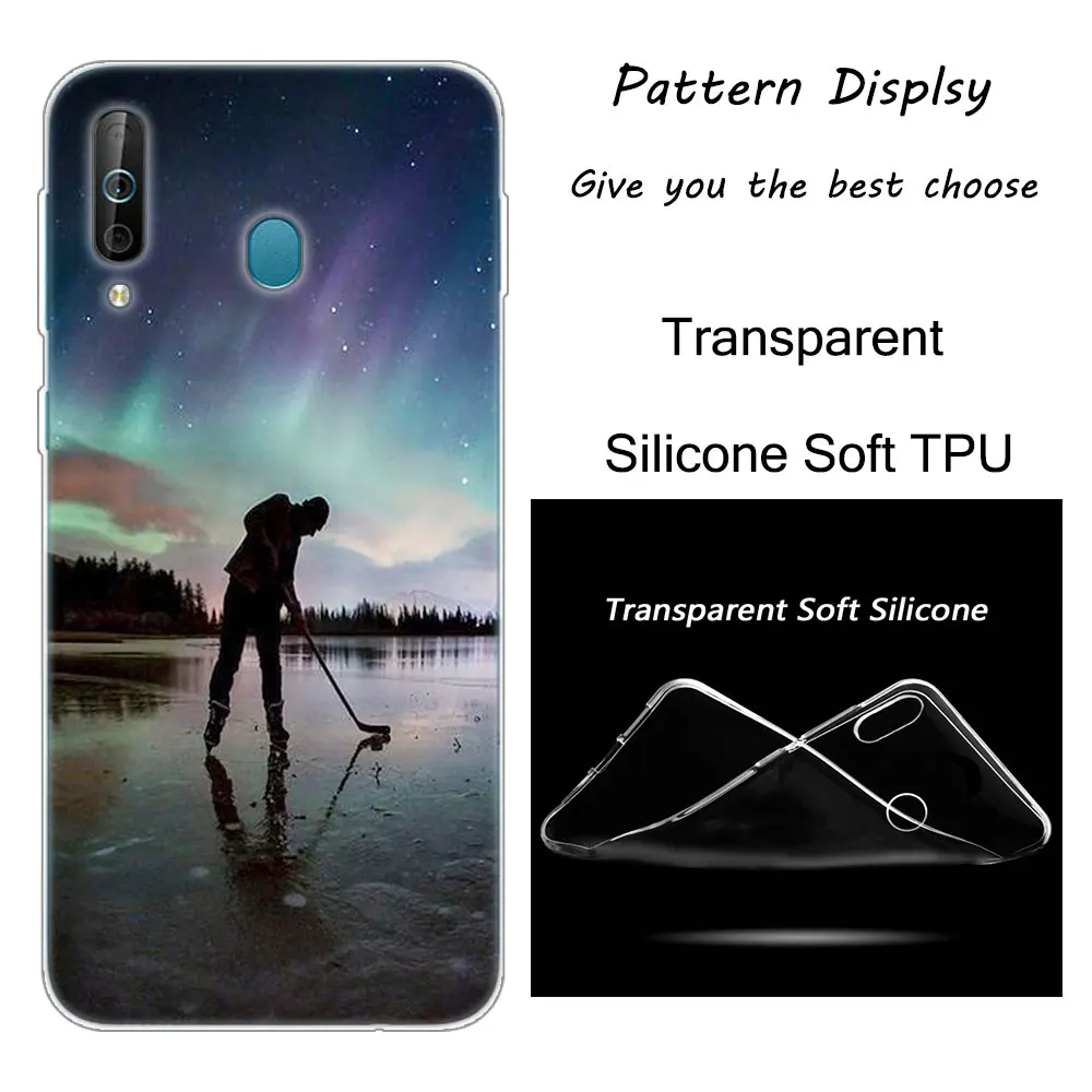 008 Хоккей силиконовый чехол для телефона для samsung Galaxy A80 A70 A60 A50 A40 A40S A30 A20E A2CORE M40 Примечание 10 плюс 9 8 5 Модный чехол с рисунком - Цвет: 008