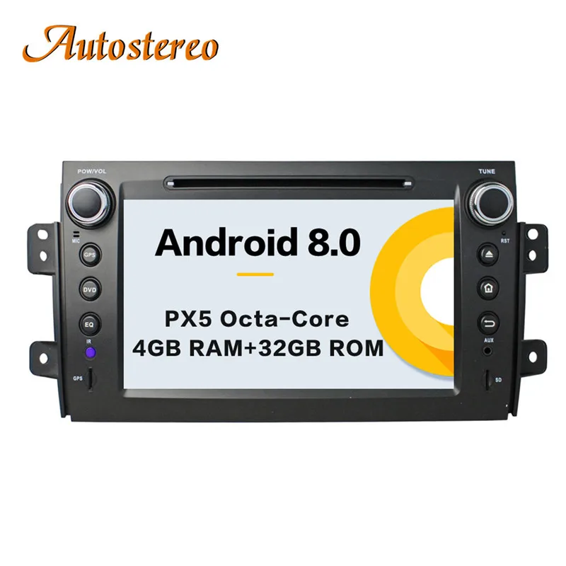 Sale Autostereo Android 8 4+32G Car DVD Player GPS navigation For Suzuki SX4 2006-2012 head unit multimedia player tape recorder 8