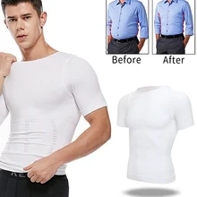 Мужской корсет для похудения, мужской жилет для коррекции живота, компрессионный корсет для коррекции фигуры, сжигания жира, груди, живота, рубашки, корсета