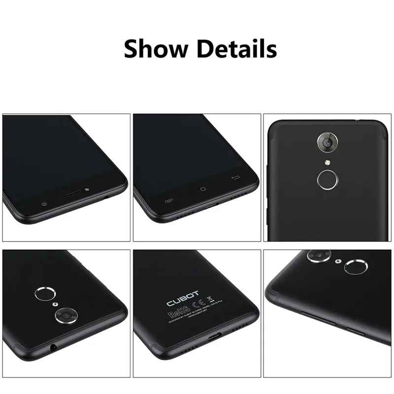 Cubot Note Plus четырехъядерный MT6737T мобильный телефон Android 7 0 3 ГБ ОЗУ 32 Гб ПЗУ 13.0MP камеры