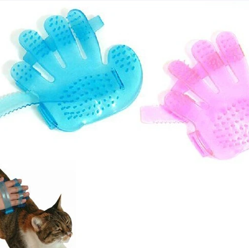 

SHNGki Pet Dogs And Cats To Comb Comb Massage Bath Glove Pet Bath Brush Pet Products Wash Head Scalp Massage Brush Random Color
