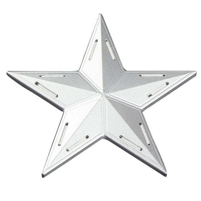 Captain America Cosplay Adult Chest Sliver Star Plastic Badge CosplayWare