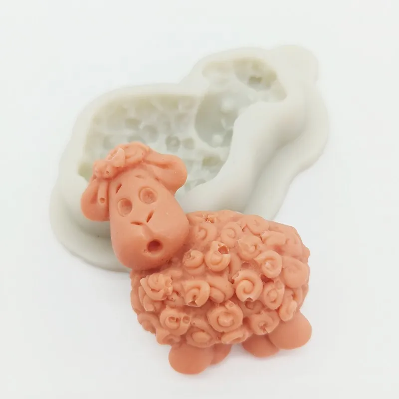Minsunbak 3D Силиконовая форма в форме овечки сделай сам для мыла ручной работы