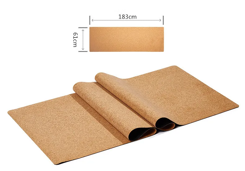 Non-slip TPE+Cork Yoga Mats For Fitness Natural Pilates Gymnastics Mats Sport Mat Yoga Exercise Pads Massage Mat 3MM/5MM/6MM/8MM