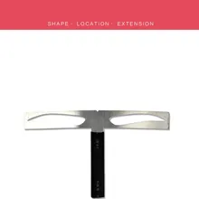 Новое поступление точной постоянный Макияж правитель бровей Трафарет Инструменты соотношение делитель правитель