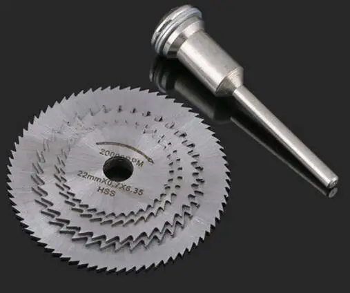 

Dremel cutting disc 6pcs HSS Circular Saw Blade Rotary Tool For Dremel Metal Cutter Set Wood Cutting Discs Drill Mandrel Cutoff