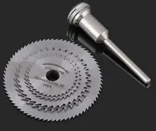 Dremel cutting disc 6pcs HSS Circular Saw Blade Rotary Tool For Dremel Metal Cutter Set Wood Cutting Discs Drill Mandrel Cutoff