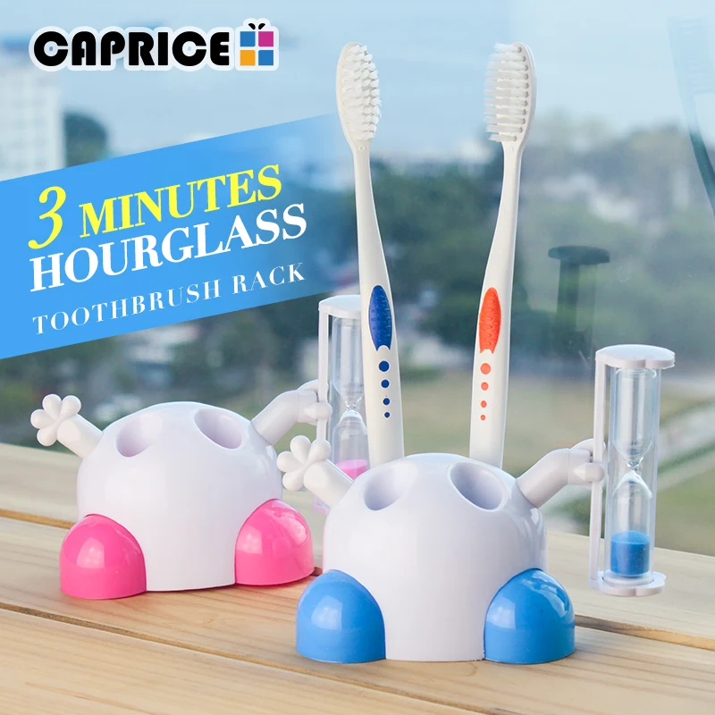 Toothbrush Holder 3 Minutes Countdown Timer Children Tooth Brushing