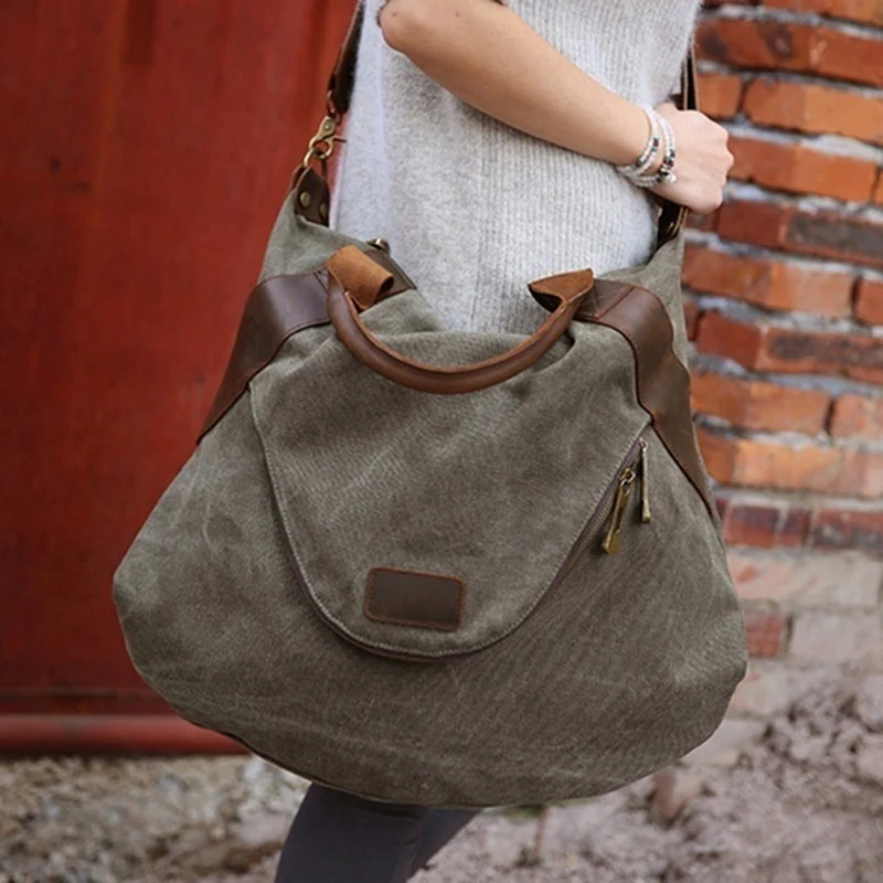 

2018 Large Pocket Casual Tote Women's Handbag Shoulder Handbags Canvas Capacity Bags For Women Messenger Bags