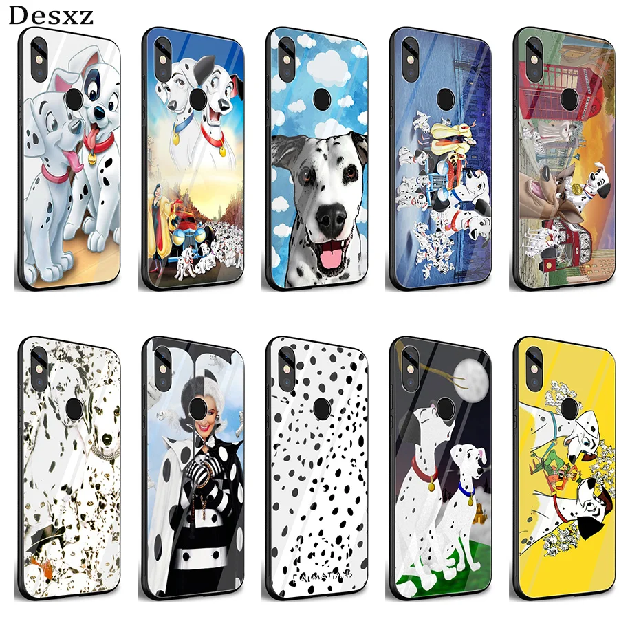 

Gerleek Glass TPU 101 Dalmatians Case Cover for Xiaomi Mi 8 Lite 9 A1 A2 Redmi Note 5 6 7 Pro 6A 4X Pocophone F1