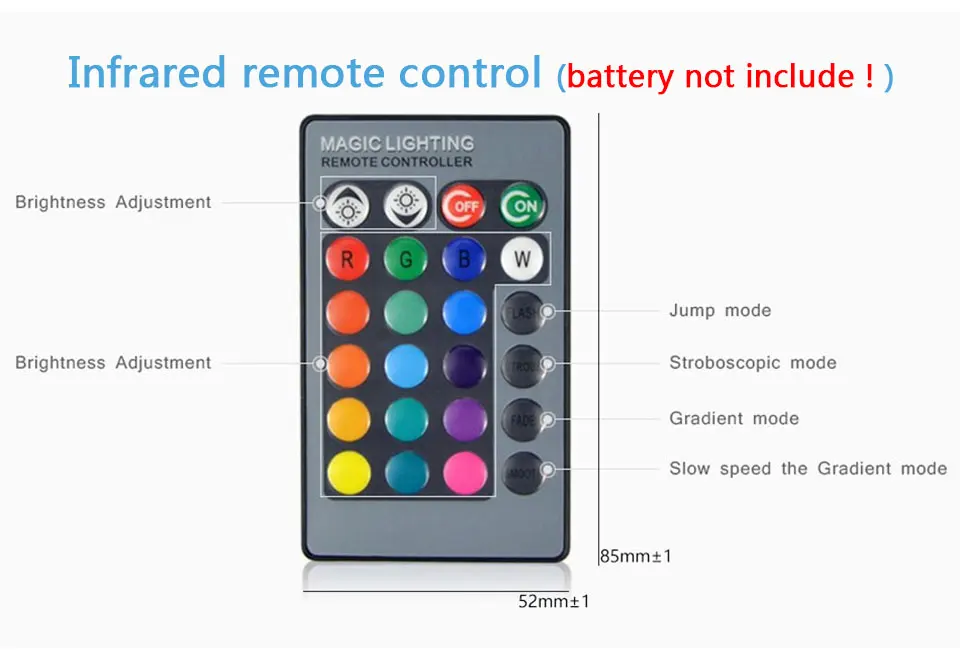 E27 E14 GU10 светодиодный RGB лампа AC110V 220V 9W светодиодный RGB Точечный светильник с регулируемой яркостью волшебный праздник RGB светильник ing IR пульт дистанционного управления 16 цветов