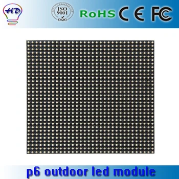 

P6 SMD3535 Full Color LED Display Module 192*192MM High Quality P6 Outdoor SMD 3-IN-1 RGB LED Module for p6 led display screen