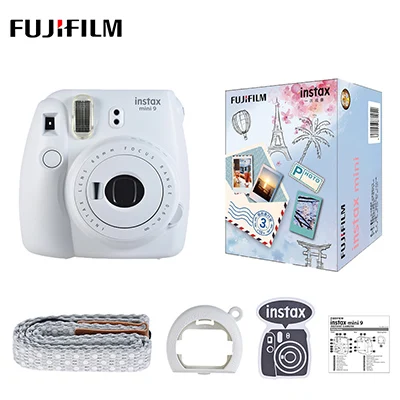 Рождественский лучший подарок Fujifilm Instax Mini 9 мгновенная камера пленка камера+ 30 листов Fujifilm Instax Mini пленка 5 цветов - Цвет: White