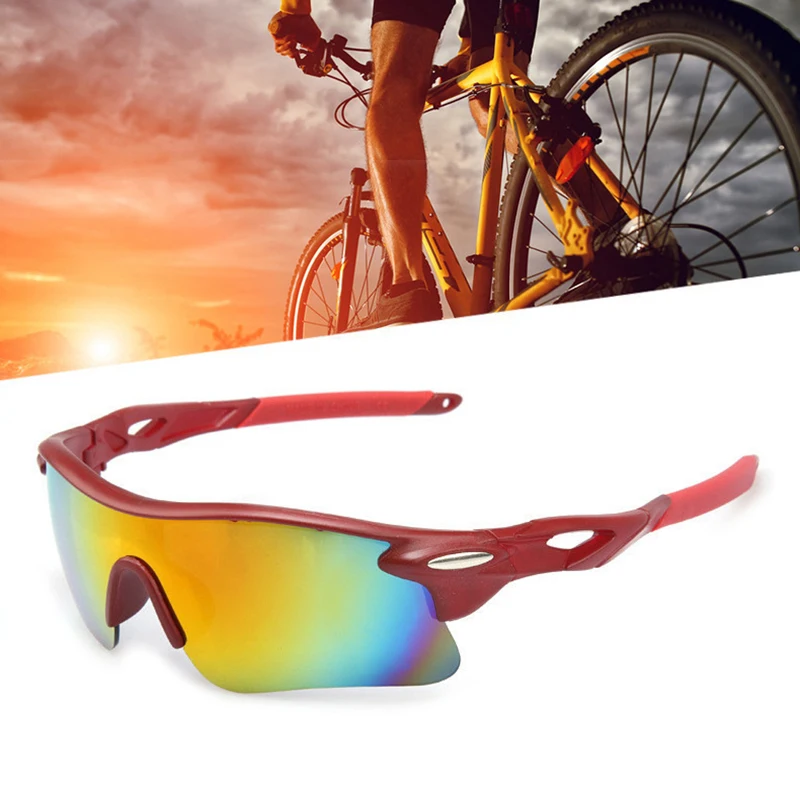 

Cycling Eyewear Unisex Outdoor Sunglass UV400 Riding Sports Sunglasses Glasses Bike Windproof Sandproof Polarized Goggles