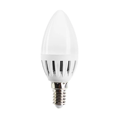 

LED Candelabra Bulbs Dimmable, 4W (40 Watt Equivalent) Warm White Soft White (2700K) E14 Base Decorative B11/C37 Filament Candle