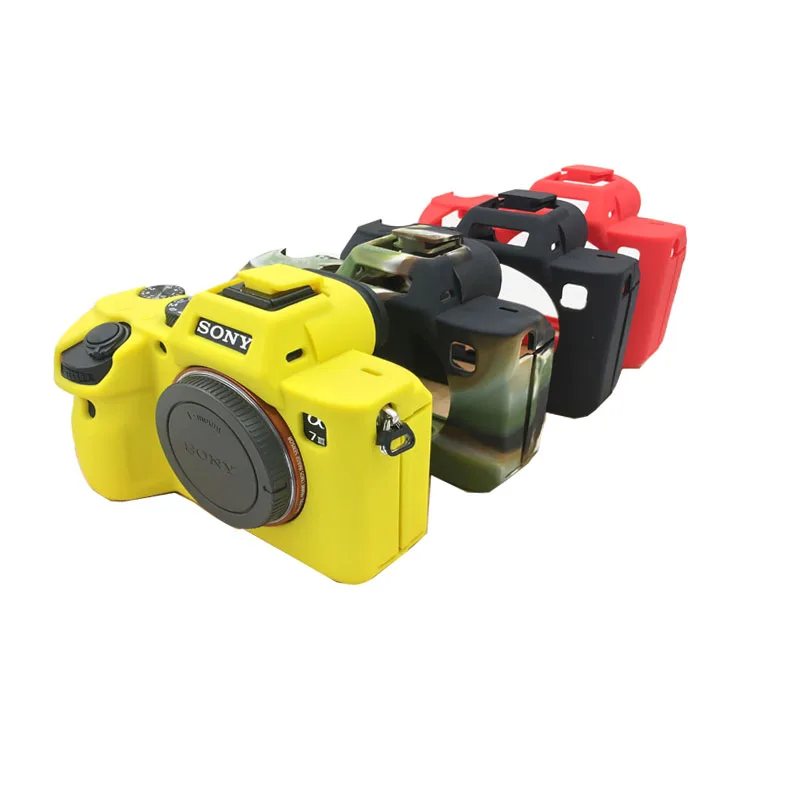 

Silicone Case Rubber Camera case Protective Body Cover Skin for Sony A9 A7 III A7III A7R3 A7 Mark 3