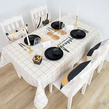 

Simple rectangular cotton linen tablecloth table cloth tablecloth