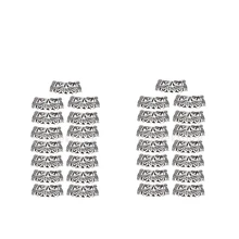 30 шт. красивые украшения для волос дредлок кольца для косичек круг алюминиевые застежки-Запонки тибетские украшения для укладки волос