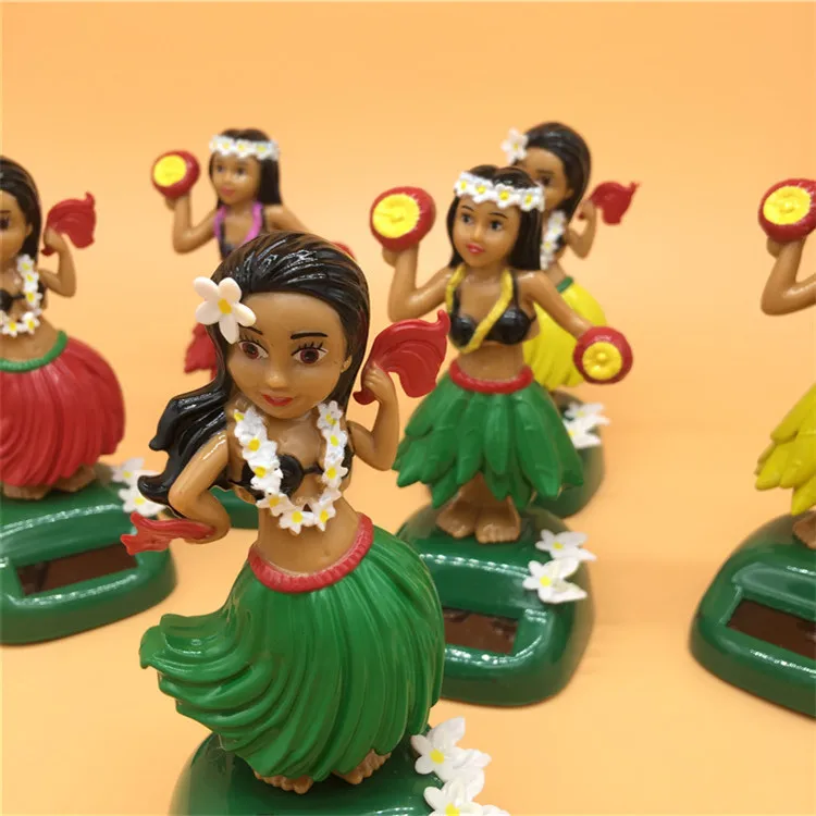 

Solar Powered Dancing Hula Girl Swinging Bobble Toy Gift For Car Decoration Novelty Happy Dancing Solar Girls Toys For Children