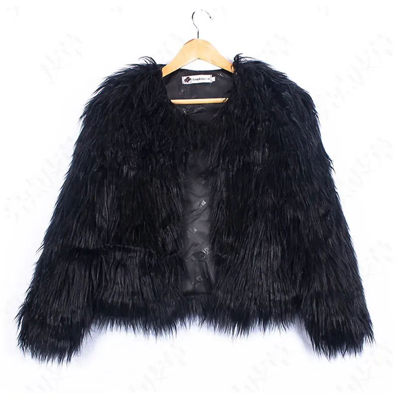 

Ins Stylish Fur Jackets For Girls Autumn Winter Kids Jackets Coats Waterfall Baby Girls Faux Fur Children Warm Outerwear 2-10Y
