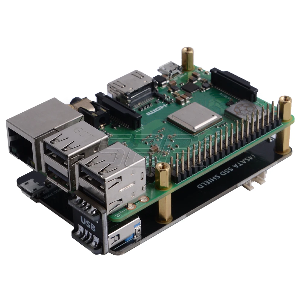  Auf Lager 52Pi Neue X850 V3.1 mSATA SSD USB 3.0 Expansion Modul Lagerung Expansion Board für Raspbe