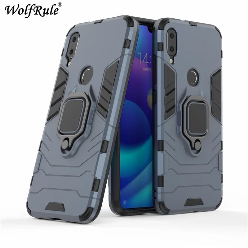 

Wolfrule Holder Magnetic Case For Xiaomi Mi Play Case Mi Play Cover Durable Metal Ring Stand Cover For Xiaomi Mi Play Funda 5.84