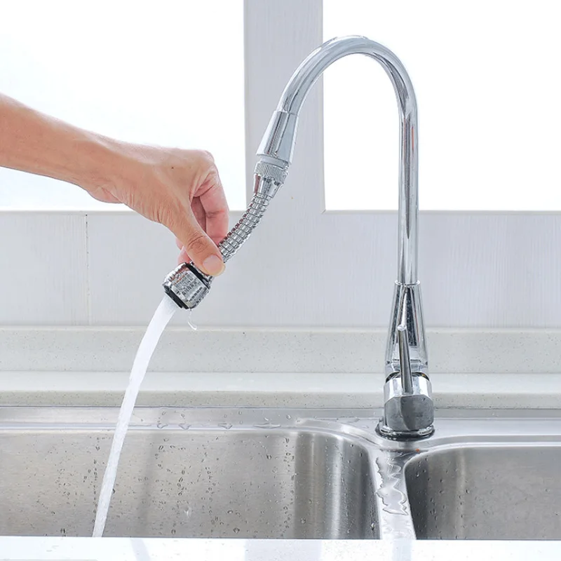 

Stainless Steel Water Filter Faucet 360 Degree Rotatable Water Saving Faucet Tap Bubbler Aerator Nozzle Kitchen Appliances