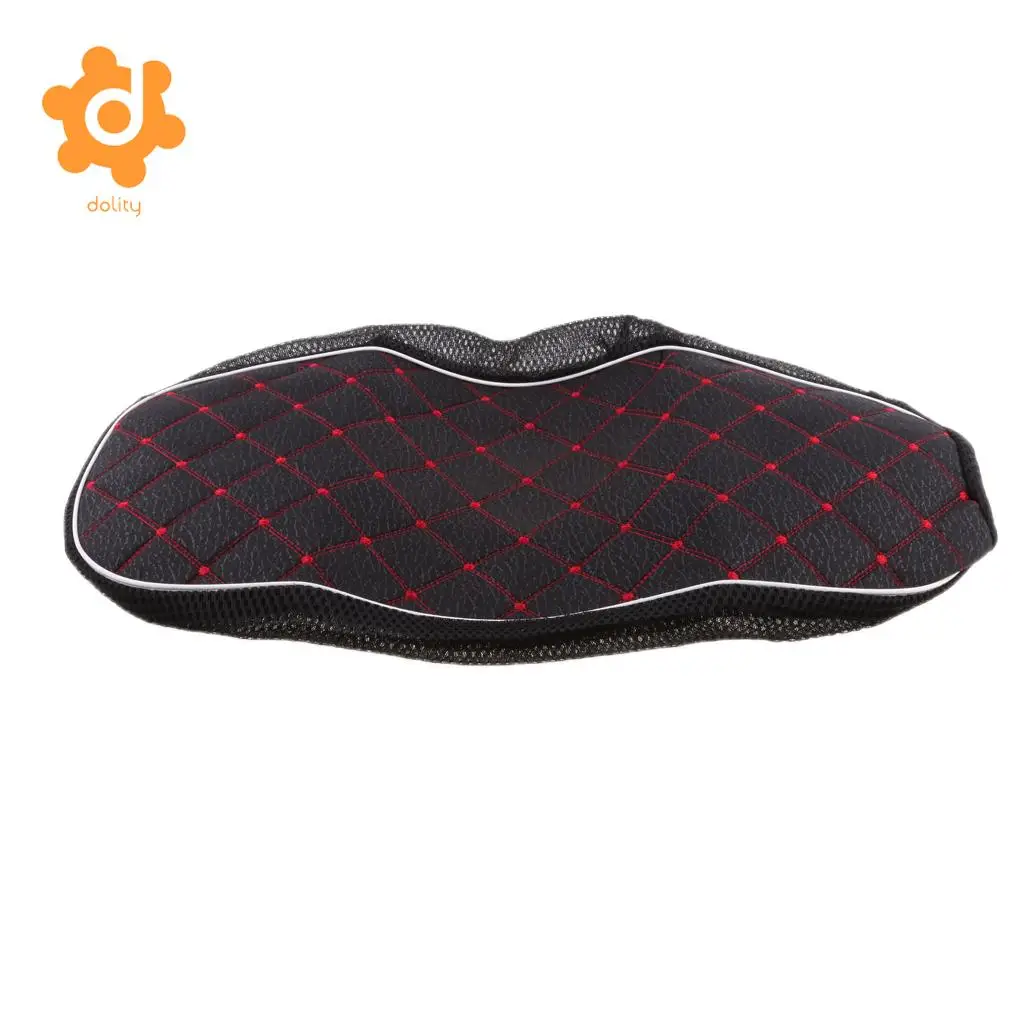 Black Motorcycle Electric Car Scooter Waterproof Seat Cushion Cover M