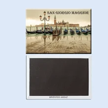 Сан-Джорджио Маджоре наб Венеция Гондола 22937 волшебные магниты на холодильник фотс магниты