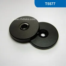 RT40 Диаметр: 40 мм ABS RFID токен метка, rfid-диск, RFID тег для патрульной системы охраны, T5577 чип