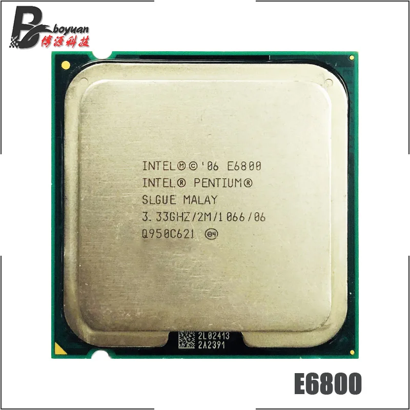 Двухъядерный процессор Intel Pentium E6800 3 ГГц двухъядерный 2M 65W 1066 LGA 775 | Компьютеры и