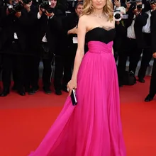 Модное шифоновое ТРАПЕЦИЕВИДНОЕ ПЛАТЬЕ знаменитостей платья для красной дорожки милое кружевное вечернее платье длиной до пола с открытыми плечами