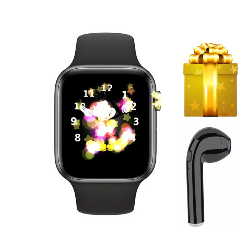 

Smart watch IWO 8 Bluetooth Connected SmartWatch 44mm Case for Apple iOS reloj deportivo hombre VS IWO2 IWO3 IWO5 IWO6 +Gift