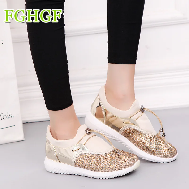 

Autumn/winter Plus Size 2018 Shoes Woman Casual Flats Sneakers Female Comfortable Breathable Slip on Soft Soles Flat Shoes