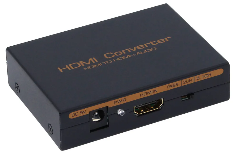 1080P hdmi в hdmi аудио оптический SPDIF/RCA L/R экстрактор сплиттер конвертер адаптер поддержка 5.1CH светодиодный индикатор