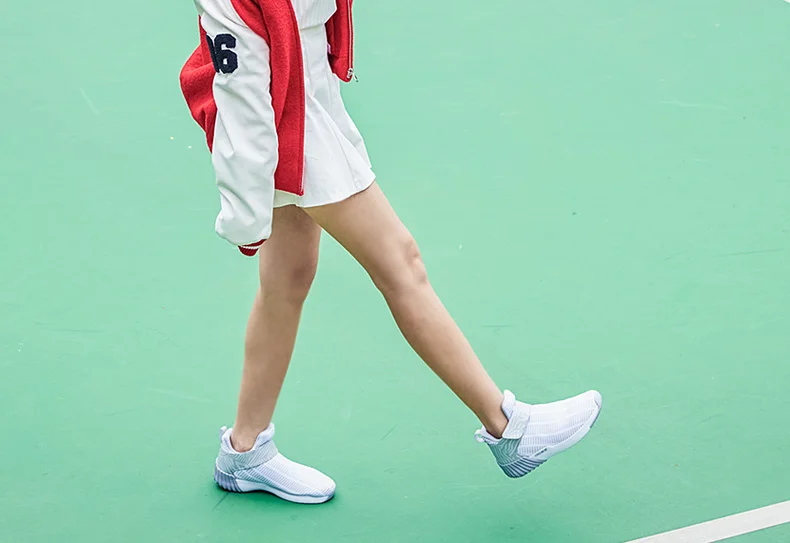 Женская обувь большого размера; дышащая сетчатая обувь для бега; теплые высокие кроссовки; уличная женская спортивная ходьба; Размеры 35-43