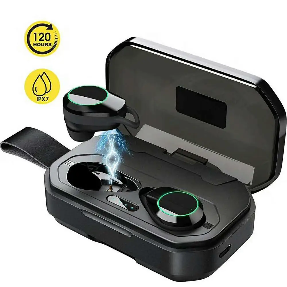 Touch Control TWS Bluetooth 5.0 Earphone Headpone EDR Mini Twins Stereo Microphone True Wireless Earbuds for All Smart Phone