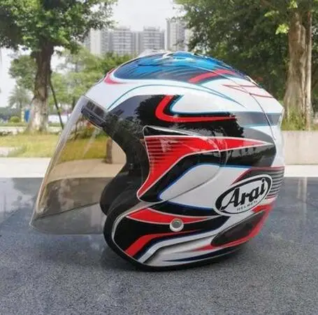 Arai Размер: S M L XL XXL шлем мотоциклетный шлем половина шлем открытый шлем мотокросса - Цвет: Прозрачный