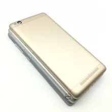 Original Metal Back Shell Housing Door Battery Cover Case For Xiaomi Redmi 3 With Audio + – Buttons Boot Keys Camera Glass Lenss