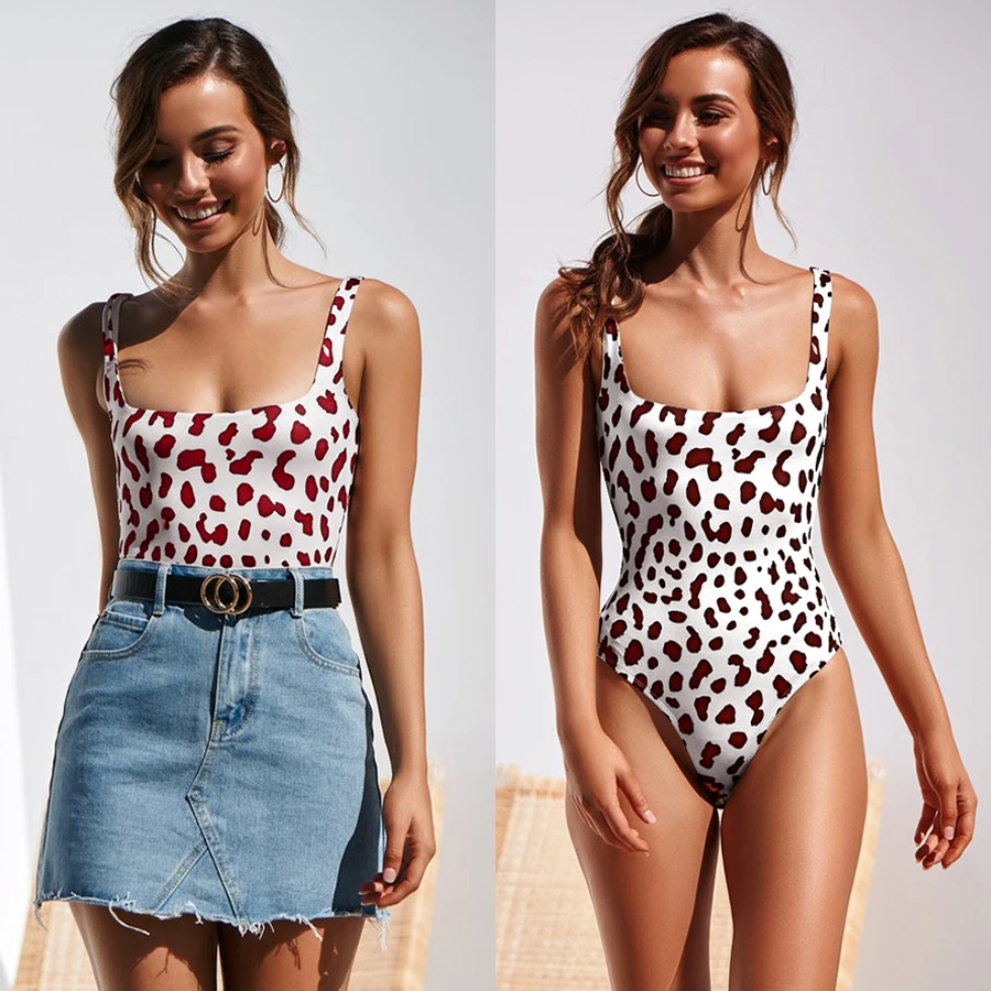 

Women's Bikini Hign Cut Leopard Swimwear Women Swimsuit One Piece Monokini Swimsuits Brazilian Thong Bikini Push Up Bathing Suit