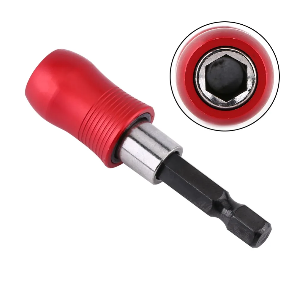 

1/4" Hex Shank Magnetic Bit Holder Extension Bar for Electric Drill Quick Release Drill Screw Screwdriver Bit Holder Length 60mm