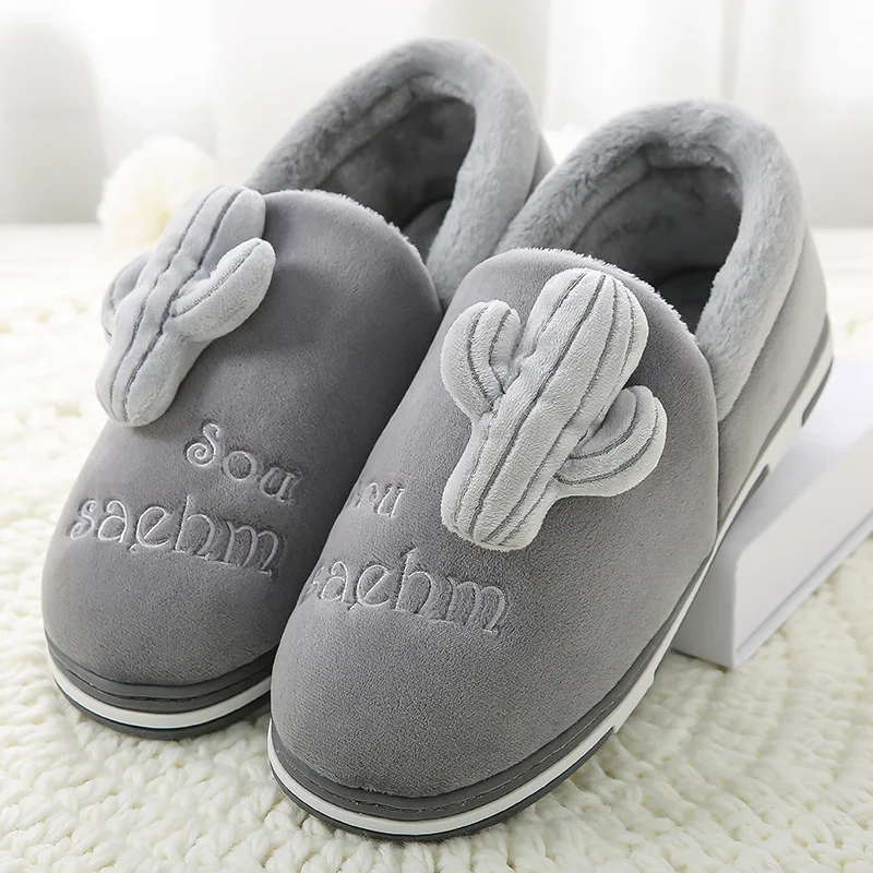 

Shoes Women Indoor House Slipper Soft Plush Cotton Cute Slippers Shoes Non-Slip Floor Home Slippers Women Shoes