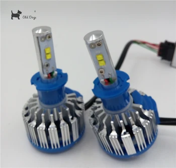 

Wholesale H3 car Led Tailor-made High Power 70W 7000lm Xenon 6000K Super Bright Car-styling Head Fog DRL Light Kit free shipping